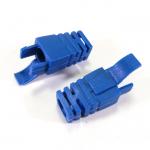 RJ45網路線水晶頭保護套Cat.6A/100入6.2mm (藍色)【禮贈品網路線批發團購切貨收購庫存出清買賣】